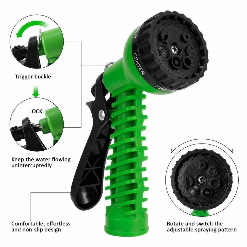 Furtunuri de grădină Furtun flexibil extensibil 50m