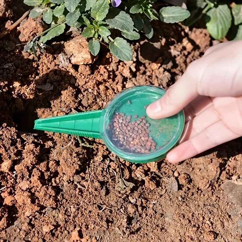 Semănător de semințe Semănător de plante Semănător de semințe de grădină Dispenser de însămânțare multifuncțional Unelte care se adaptează la diferite dimensiuni de semințe